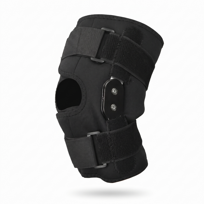Hinged Knee Stabilizer Brace – Black