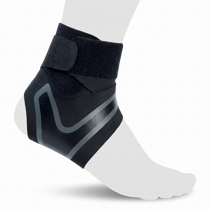 Adjustable Ankle Support Wrap – Black