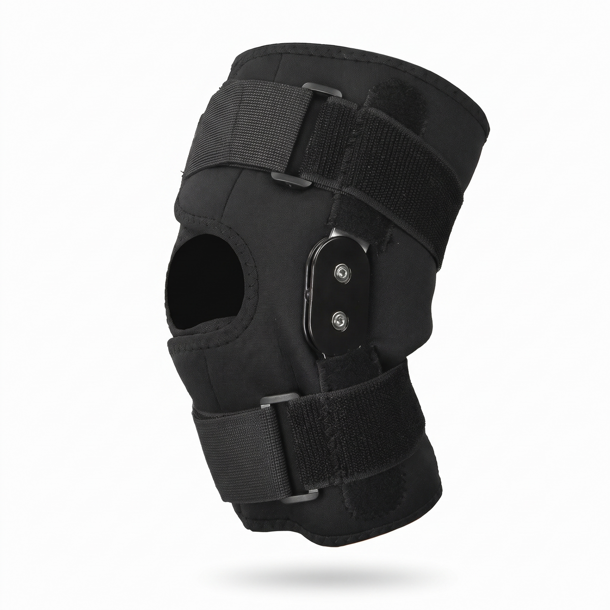 Hinged Knee Stabilizer Brace – Black